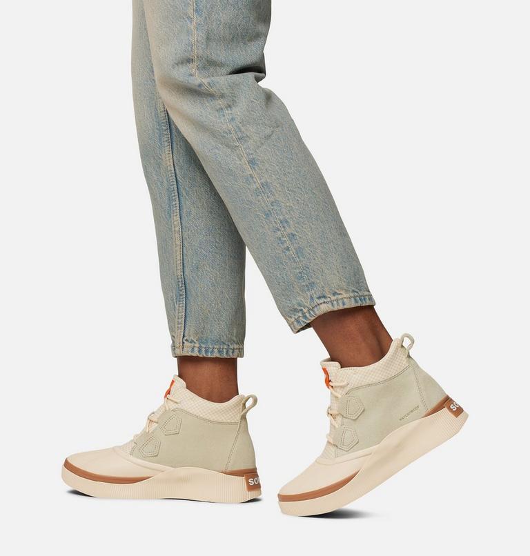 Women's OUT N ABOUT IV Classic Waterproof Boot | 305 | 5.5, Color: Light Aloe, Bleached Ceramic, image 10