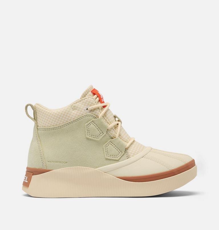 Women's OUT N ABOUT IV Classic Waterproof Boot | 305 | 5.5, Color: Light Aloe, Bleached Ceramic, image 1