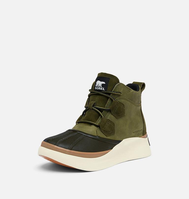 Women's OUT N ABOUT IV CLASSIC Waterproof Boots, Color: Utility Green, Black, image 8