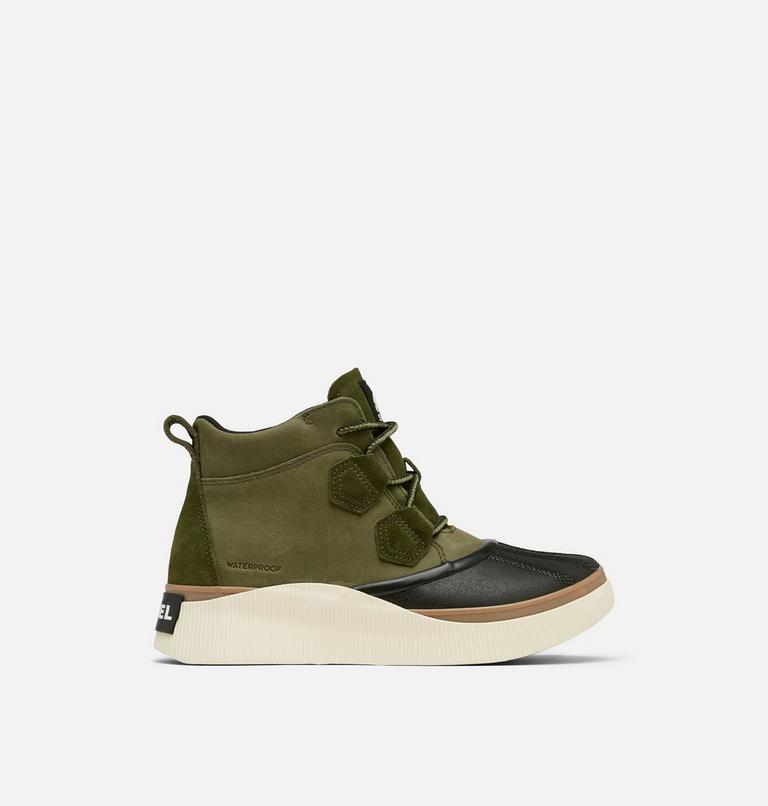 Women's OUT N ABOUT IV CLASSIC Waterproof Boots, Color: Utility Green, Black, image 1