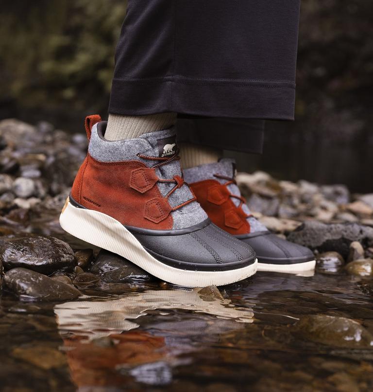 Women's OUT N ABOUT IV CLASSIC Waterproof Boots, Color: Sanguine, Jet, image 9