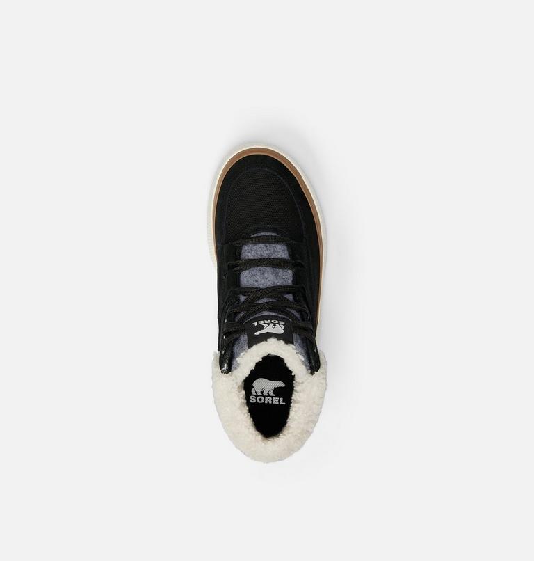 Women's OUT N ABOUT IV Waterproof Mid Sneakers, Color: Black, Sea Salt, image 5