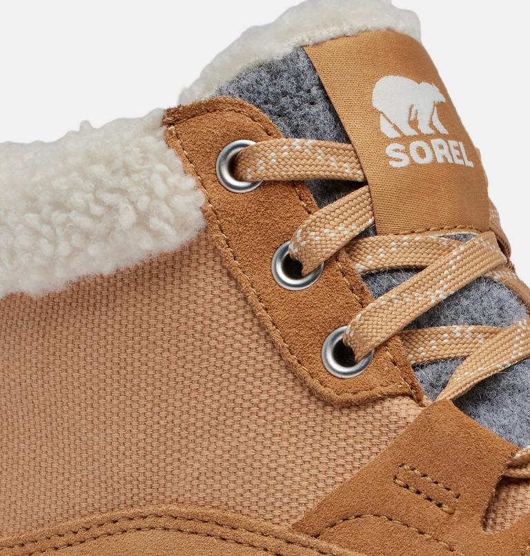 Women's OUT N ABOUT IV Waterproof Mid Sneakers, Color: Tawny Buff, Honey White, image 9
