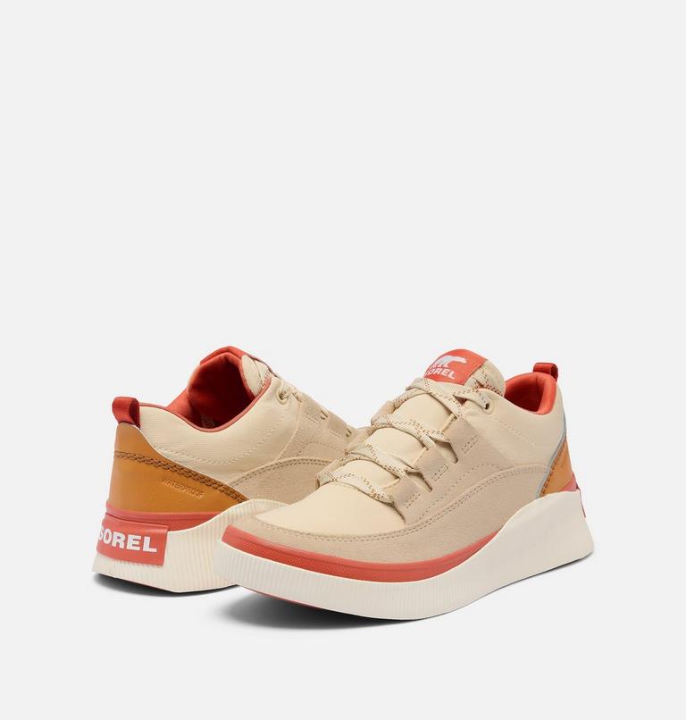Women's OUT N ABOUT IV Waterproof Sneakers, Color: Bleached Ceramic, Tuscan, image 9