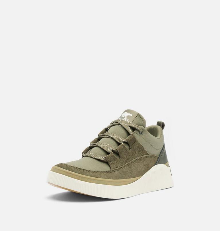 Women's OUT N ABOUT IV Waterproof Sneakers, Color: Stone Green, Chalk, image 8