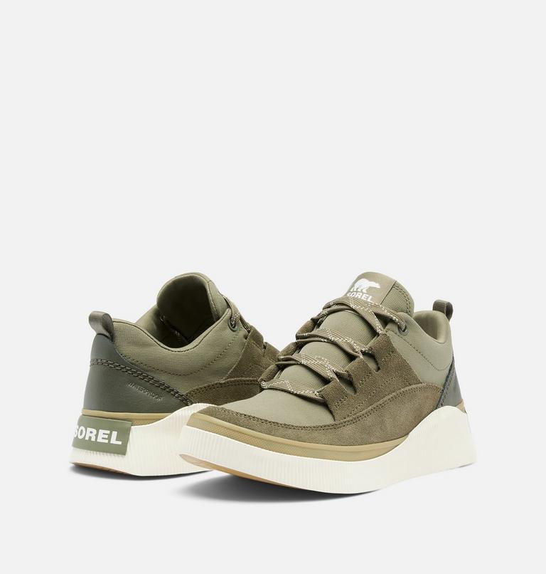 Women's OUT N ABOUT IV Waterproof Sneakers, Color: Stone Green, Chalk, image 9