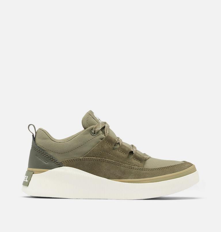 Women's OUT N ABOUT IV Waterproof Sneakers, Color: Stone Green, Chalk, image 1
