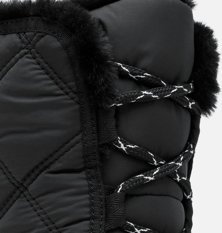Women's WHITNEY II PLUS TALL LACE Waterproof Snow Boots, Color: Black, Sea Salt, image 9