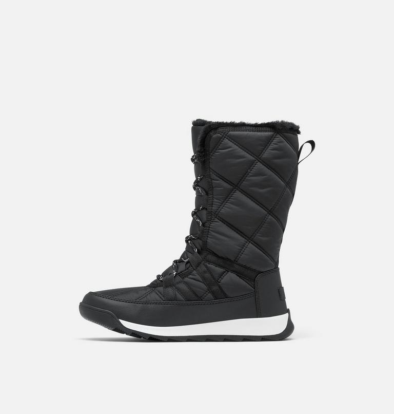 Women's WHITNEY II PLUS TALL LACE Waterproof Snow Boots, Color: Black, Sea Salt, image 4