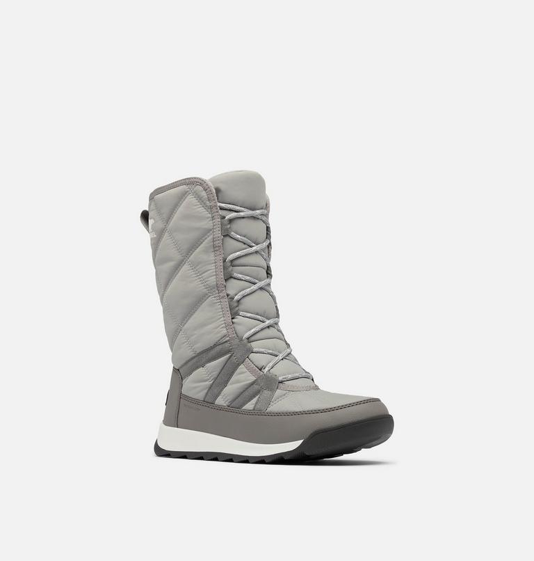 Women's WHITNEY II PLUS TALL LACE Waterproof Snow Boots, Color: Chrome Grey, Quarry, image 7
