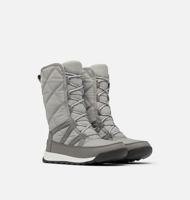 Women's WHITNEY II PLUS TALL LACE Waterproof Snow Boots, Color: Chrome Grey, Quarry, image 6