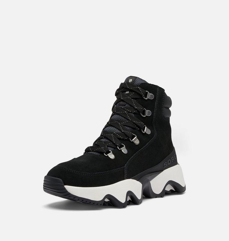 Women's KINETIC IMPACT CONQUEST PLUS Waterproof Sneaker Boots, Color: Black, Sea Salt, image 8