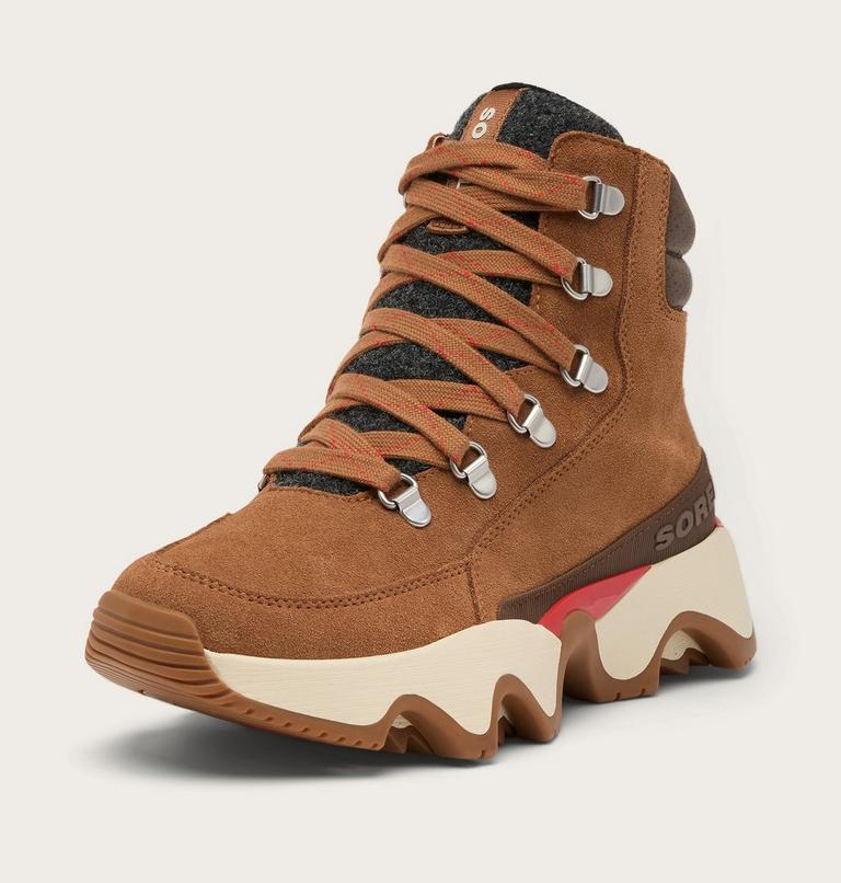 Women's KINETIC IMPACT CONQUEST PLUS Waterproof Sneaker Boots, Color: Velvet Tan, Tobacco, image 7