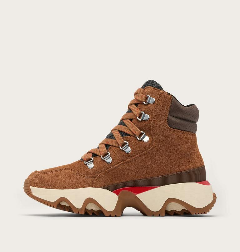 Women's KINETIC IMPACT CONQUEST PLUS Waterproof Sneaker Boots, Color: Velvet Tan, Tobacco, image 3
