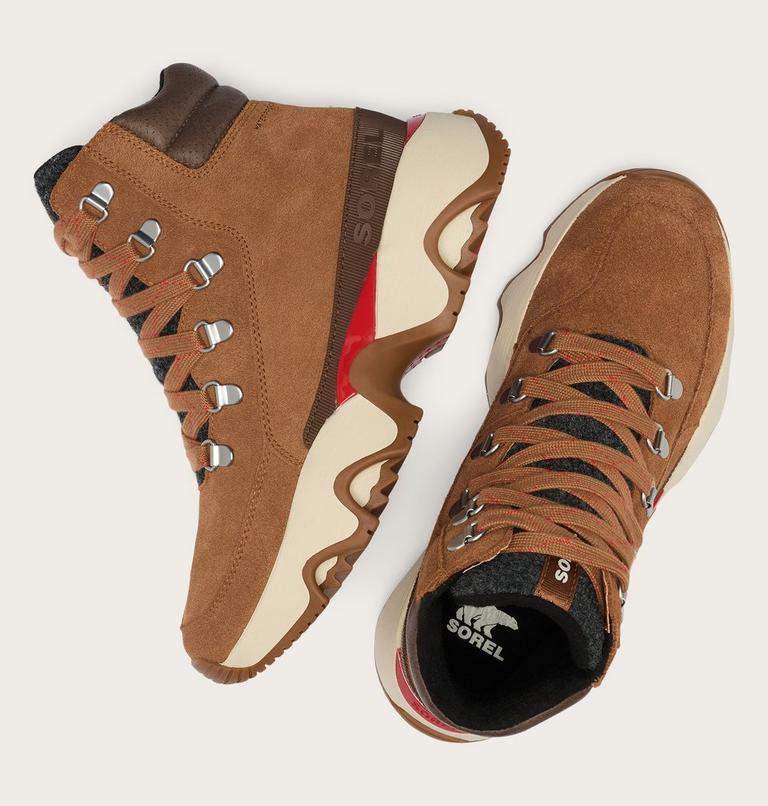 Women's KINETIC IMPACT CONQUEST PLUS Waterproof Sneaker Boots, Color: Velvet Tan, Tobacco, image 4