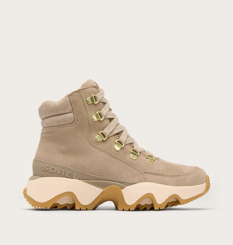 Women's KINETIC IMPACT CONQUEST PLUS Waterproof Sneaker Boots, Color: Omega Taupe, Gum 17, image 1
