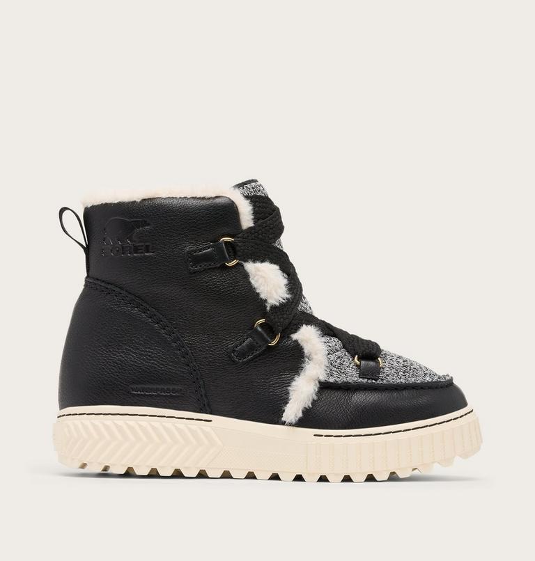 Women's ONA AVE ALPINE Waterproof Winter Boots, Color: Black, Chalk, image 1