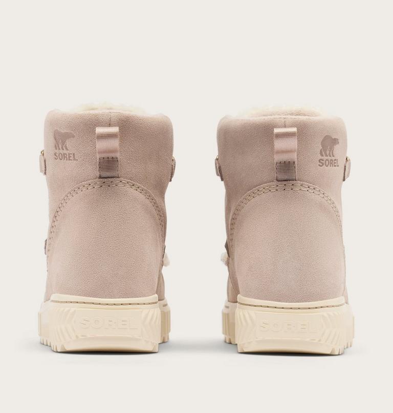 Women's ONA AVE ALPINE Waterproof Winter Boots, Color: Crushed Clay, Chalk, image 3
