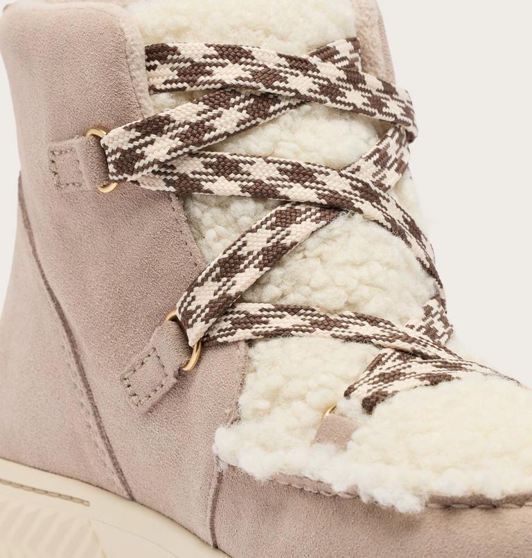 Women's ONA AVE ALPINE Waterproof Winter Boots, Color: Crushed Clay, Chalk, image 10