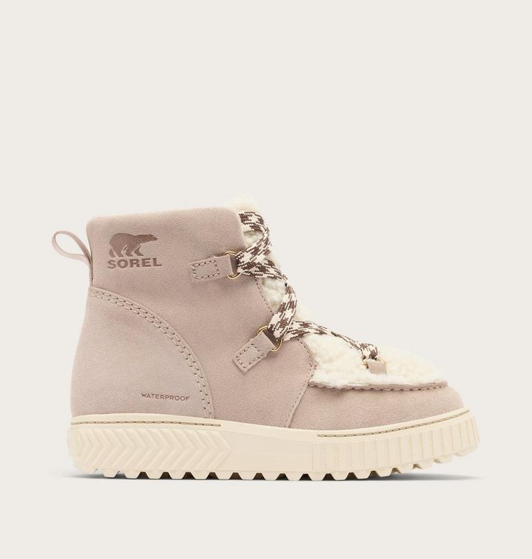 Women's ONA AVE ALPINE Waterproof Winter Boots, Color: Crushed Clay, Chalk, image 1