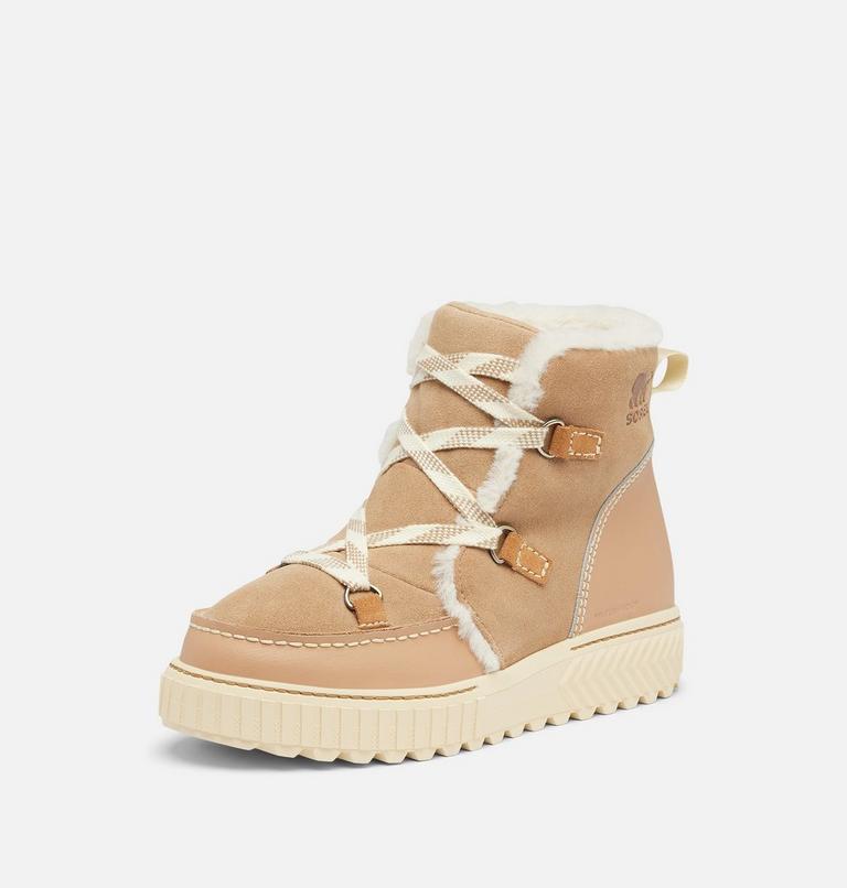 Women's ONA AVE ALPINE Waterproof Winter Boots, Color: Dusty Tan, Tawny Buff, image 8