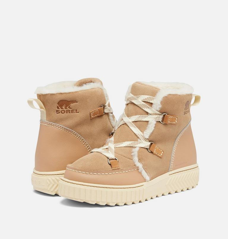 Women's ONA AVE ALPINE Waterproof Winter Boots, Color: Dusty Tan, Tawny Buff, image 9