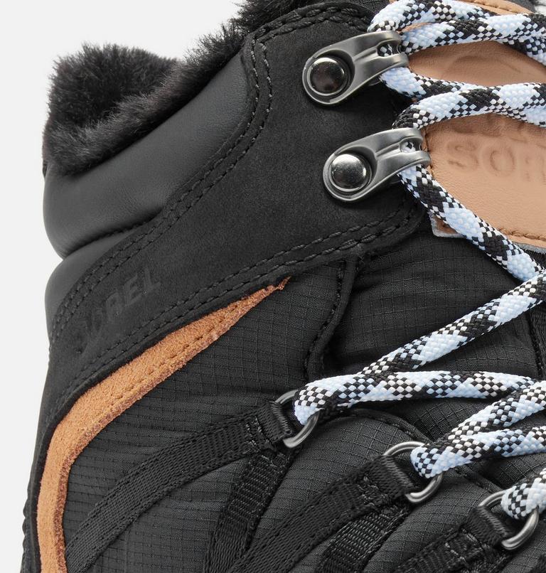 Women's ONA AVE TREK Waterproof Winter Boots, Color: Black, Sea Salt, image 9