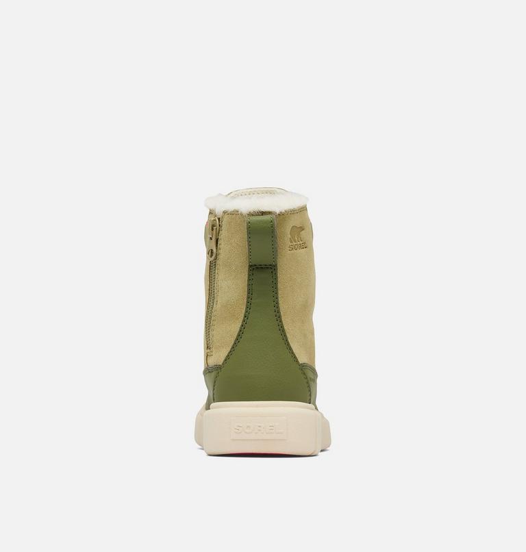 SOREL EXPLORER III Youth Waterproof Boot, Color: Savory, Bleached Ceramic, image 3