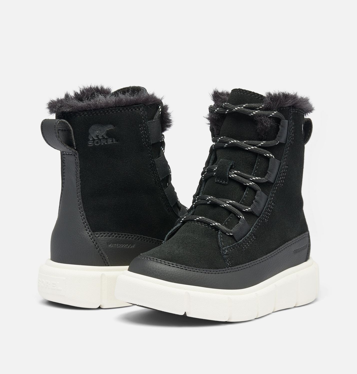 Sorel Men’s Explorer Black Suede Lace Up Waterproof Boots Size 7 SOREL EXPLORER™ III Lace Children main image 2
