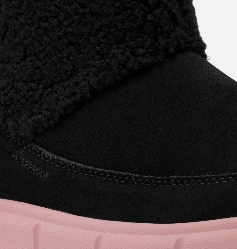 SOREL EXPLORER III Slip-On Cozy Youth Waterproof Boot, Color: Black, Dazed Mauve, image 8