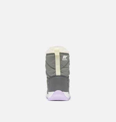 WHITNEY II Plus Lace Youth Waterproof Boot, Color: Quarry, Lavender Cloud, image 3