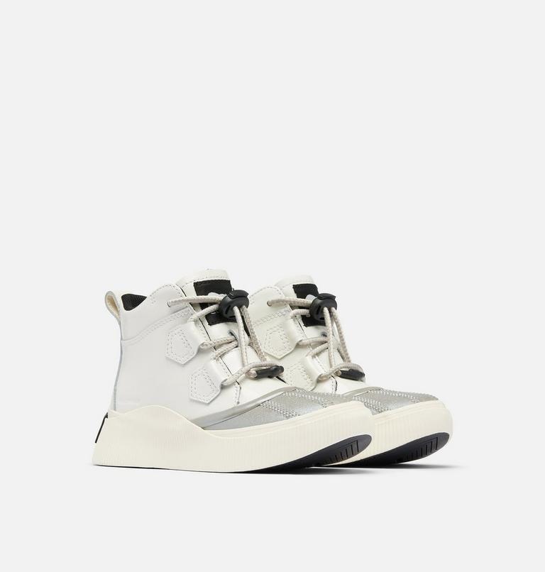 OUT N ABOUT IV Bottes classiques imperméables pour jeunes, Color: Sea Salt, Black, image 2