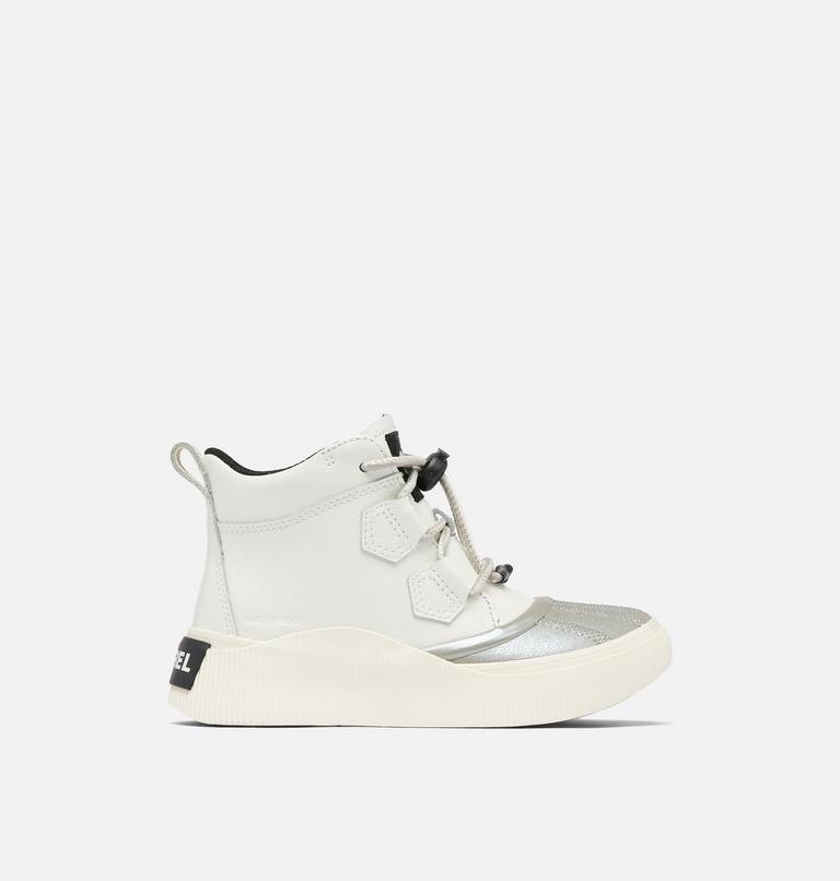 OUT N ABOUT IV Bottes classiques imperméables pour jeunes, Color: Sea Salt, Black, image 1