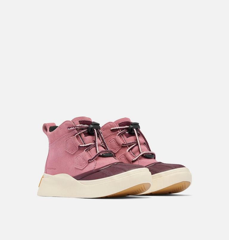 Youth OUT N ABOUT IV CLASSIC Waterproof Boots, Color: Dazed Mauve, Honey White, image 2