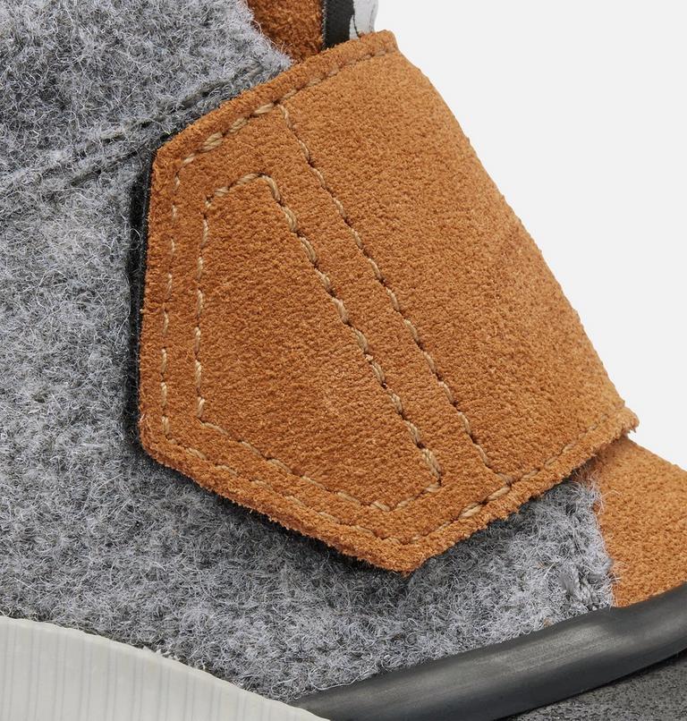 Kids' OUT N ABOUT IV STRAP Waterproof Boots, Color: Taffy, Black Felt, image 7
