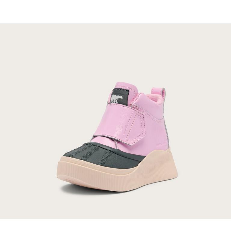 OUT N ABOUT IV STRAP Toddler Waterproof Boot, Color: Pink Flare, Pearlescent, image 7
