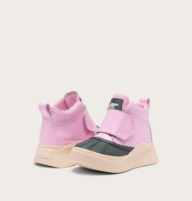 OUT N ABOUT IV STRAP Toddler Waterproof Boot, Color: Pink Flare, Pearlescent, image 8