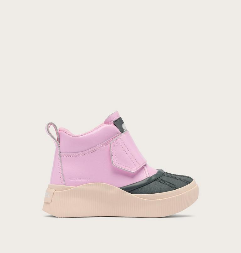 OUT N ABOUT IV STRAP Toddler Waterproof Boot, Color: Pink Flare, Pearlescent, image 1