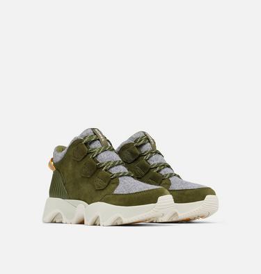 Botas-zapatillas impermeables KINETIC IMPACT CARIBOU PLUS para mujer, Color: Utility Green, Light Aloe, image 2