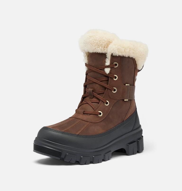 TIVOLI V Parc Women's Waterproof Boot, Color: Tobacco, Black, image 8