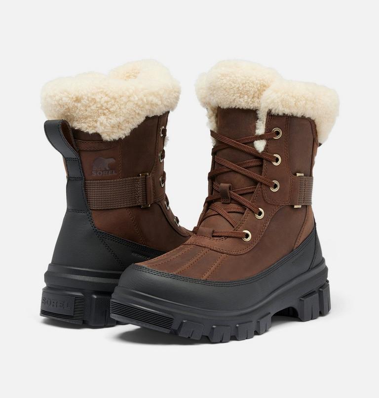 TIVOLI V Parc Women's Waterproof Boot, Color: Tobacco, Black, image 9