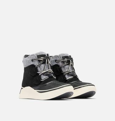 OUT N ABOUT IV Chillz Youth Waterproof Boot, Color: Black, Chalk, image 2