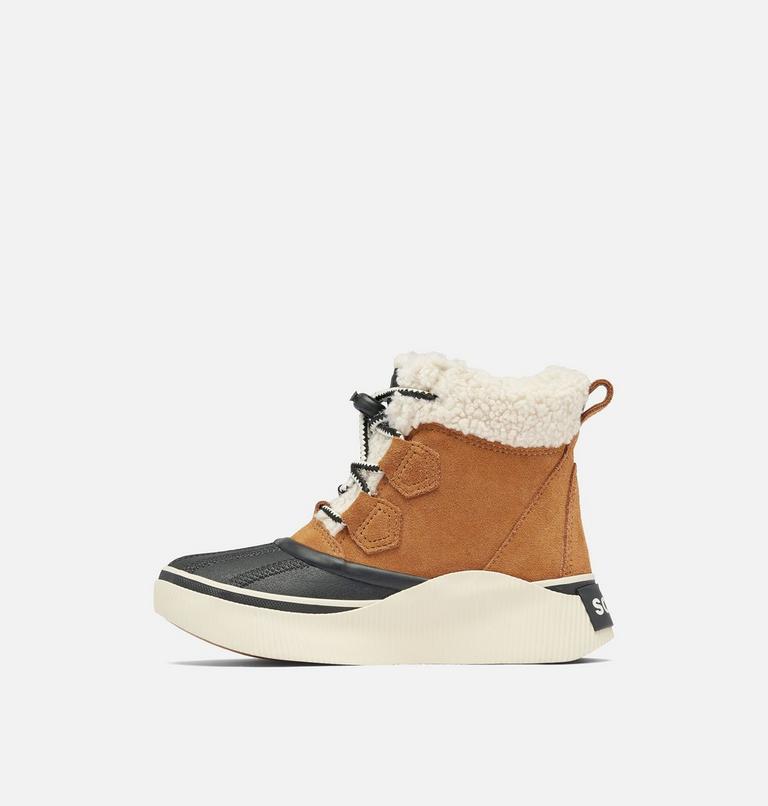 Youth OUT N ABOUT IV CHILLZ Waterproof Winter Boots, Color: Taffy, Black, image 4