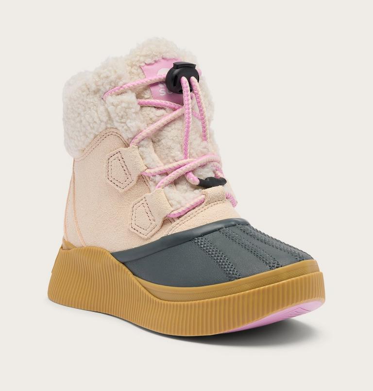 Youth OUT N ABOUT IV CHILLZ Waterproof Winter Boots, Color: Pearlescent, Gum 16, image 6