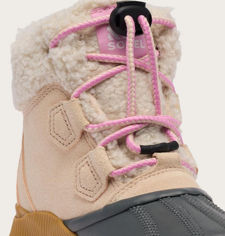 Youth OUT N ABOUT IV CHILLZ Waterproof Winter Boots, Color: Pearlescent, Gum 16, image 9