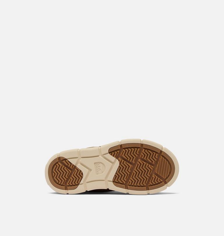 Youth SOREL EXPLORER III SLIP-ON Waterproof Winter Boots, Color: Velvet Tan, Bleached Ceramic, image 6