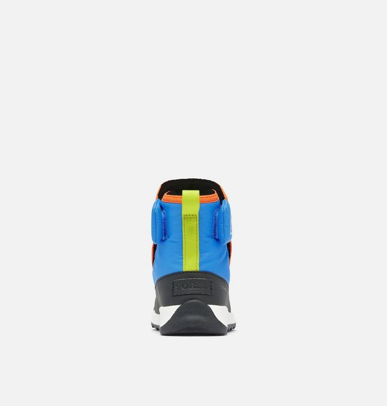 Kids' WHITNEY II PLUS Waterproof Snow Boots, Color: Harbor Blue, Jet, image 3