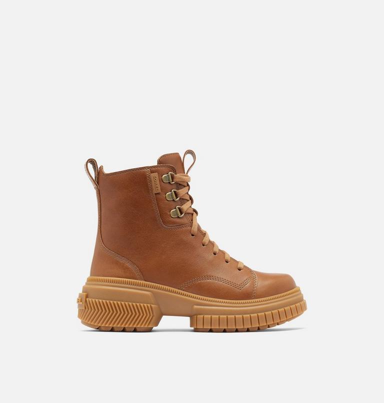 Women's ONA AVE BOOT LACE Waterproof Lace-Up Boots, Color: Velvet Tan, Gum 2, image 1