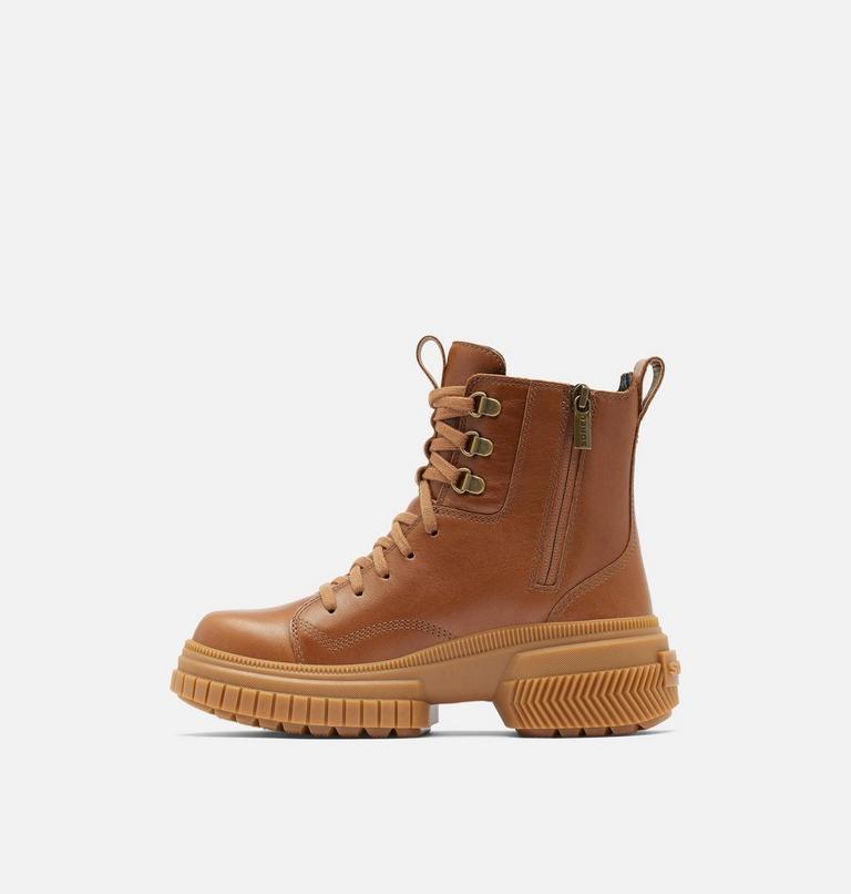 Women's ONA AVE BOOT LACE Waterproof Lace-Up Boots, Color: Velvet Tan, Gum 2, image 4