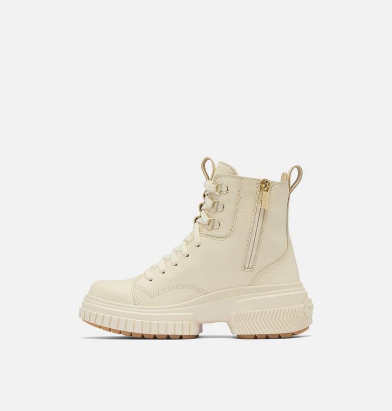 ONA AVE Bottes imperm&eacute;ables &agrave; lacets pour femme, Color: Honey White, Sea Salt, image 4